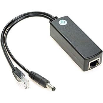 adapter power q see camera to 12V, : POE to 48V Active Adapter, Compliant 802.3af Amazon.com 10/100Mbps IEEE up Splitter