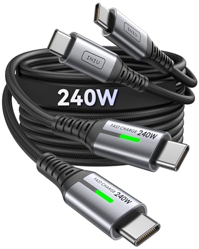 INIU 240W USB C to C Cable, [1m, 2-Pack] Fast Charging Type... en promo sur Amazon