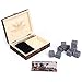 Whiskey Stones Set, Whisky Rocks - 9 Handcrafted Premium Chilling Stones - Whiskey Ice Cubes