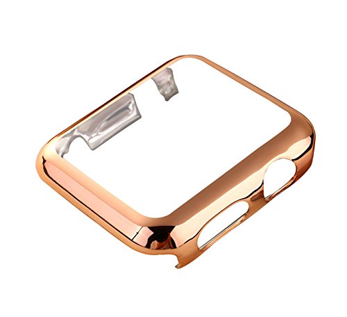 Lightweight PC Watch Case with Built in Screen Protector Rose Gold for 38mm Apple Watch Iwatch Series 3