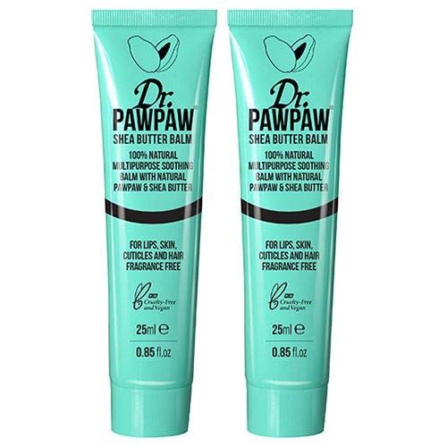 Dr Paw Paw Lip Balm (25 ml -2 Pack, Shea Butter)