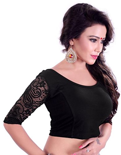 Fressia Fabrics Readymade free Size saree blouse for women party wear choli
