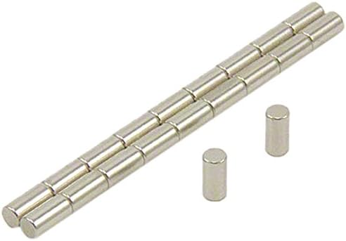 first4magnets F036-20 3 Diameter x 6 mm Thick N42 Neodymium Magnet with 0.39 kg Pull (Pack of 20), 3mm dia x 6mm thick