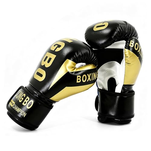 Hwtcjx Boxing Gloves, Boxing Gloves for Children, Boxing Gloves, Leather Bag for MMA, Muay Thai, Martial Arts, Sparring, Kickboxing, Sizes 6 oz, Suitable for Children Ages 3-12
