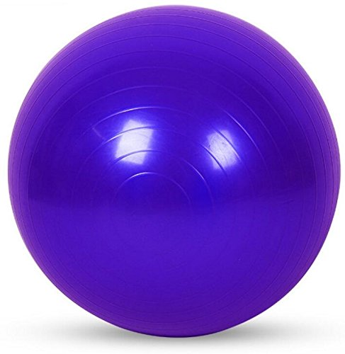 Huasen Cretive PVC Thick Explosion-Proof Yoga Ball Fitness Ball Exercise Ball(Purple)