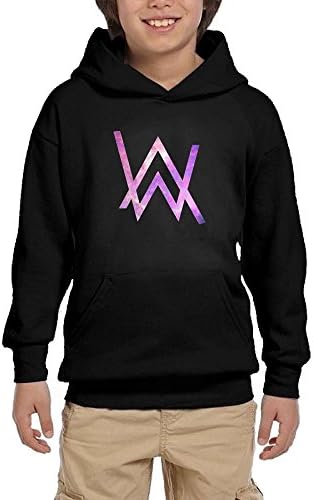 TianJunXinGuo Alan Walker Logo Youth Hoodie Long Sleeve Sweater Young Soft Warm Cotton Boys Sweater Girls Pullover
