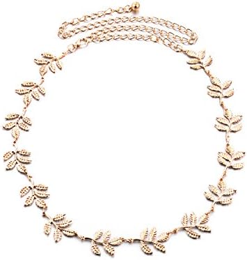Womens Waistband Chain Belt New Fashion Plated Waist Chain Belt for Dress