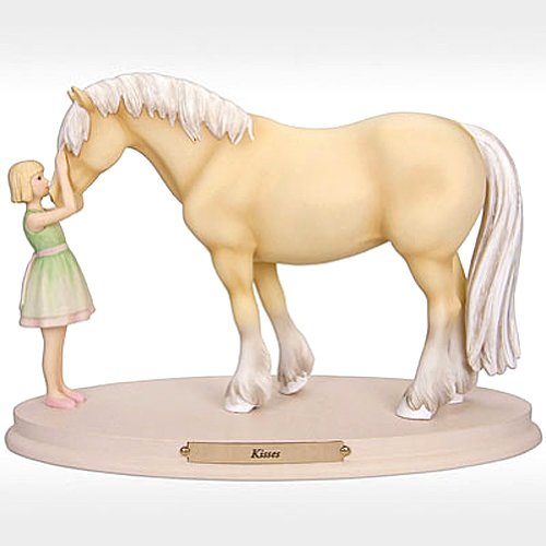 Enesco Horse Whispers Kisses Figurine, 5-Inch