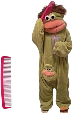 Amazon.com: HVEXF Silly Onesie, Funny Green Monster Onesie, Hooded