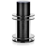 Aobelieve Acrylic Speaker Stand for Alexa Amazon Echo, Black