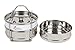 Chiboz Cookware 3 Qt Mini Stackable Steamer Insert Pans with Sling Handle compatible with Instant Pot 3 Quart