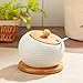 Vencer Porcelain Condiment Jar Spice with Lids - Ceramic Serving Spoon, Wooden Tray, Best Pottery Pot for Home and Kitchen, White,17.6 oz, Sugar Dispenser