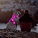 DOMIGLOW Light Up Dog Harness, No-Pull LED Dog Harness Light, Rechargeable Glowing Pet Harness for Night Walking & Camping (Hotpink, Small)