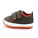 Kuner Baby Boys Girls Cotton Rubber Sole Outdoor Sneaker First Walkers Shoes (13.5cm(15-21months)) Dark Green