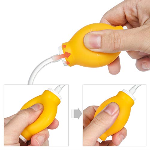 Baby Nasal Aspirator Part for Transforming Mouth Type Nose Suction into Manual Type, use Negative Pressure Ball Instead of Mouth (Pressure Ball only)
