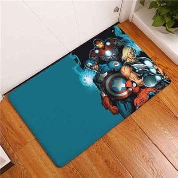 Chn 483 X 787 Cm Bleu Captain America Tapis De Salle De