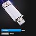 RAOYI 64GB USB 3.0 Type C Dual OTG Flash Drive USB C Thumb Drive Memory Stick For USB-C Smartphones,Tablets & New Macbook,Samsung Galaxy S8, S8 Plus, Note 8, LG G6, V30, Google Pixel XL Silver