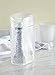 mDesign Dental Center Toothbrush and Toothpaste Holder/Case - Clear