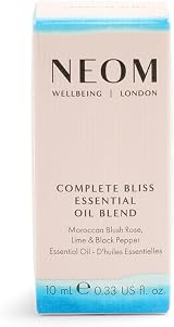 Neom Complete Bliss Essential Oil Blend 10ml Blush Rose Lime Black Pepper view 3
