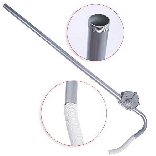 Rotary Pump, 70RPM Aluminum Alloy Hand Crank Oil Drum Pump Pumping Petrol Fuel for Products - Thumbnail 5