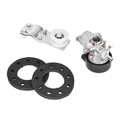 50cc Bike Bicycle Engine Kit, Motorized Bike 2-Stroke, Petrol Gas Engine Kit, Scooter Parts, Cycle Motor Engine Kit Set for Motorized Bike (Shipped from US) (50cc, Black)