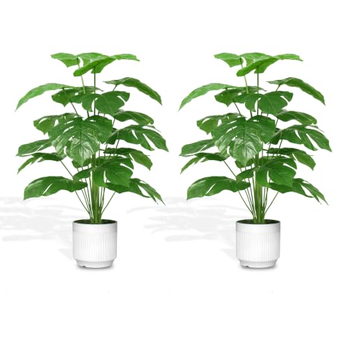 MonStera28英寸仿真植物2件套