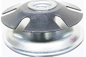 Oajen metal threaded star type insert adapter for 7/8" OD round tubing, 5/16" - 18 thread, pack of 20