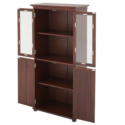 Home Decorators Collection Hampton Harbor 25 in. W Linen Cabinet in Sequoia