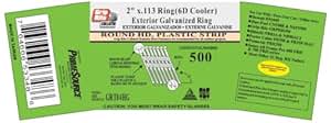Grip-Rite 6d Cooler- 2-Inch x .113 Ring shank hot-dipped galvanized 21