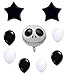 Jack Skellington Skeleton Balloon Set - Nightmare Before Christmas Decoration Kit - NBC Birthday Balloons Halloween Party - NBC Balloon Bundle by Jolly Jon