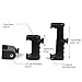 Ztylus Mini Smartphone Rig, Phone Tripod Mount with Cold Shoe, Cell Phone Clamp Holder, Compatible with iPhone 11 12 Pro Max, Samsung Phone Adapter Clamp, Video Rig Live Streaming