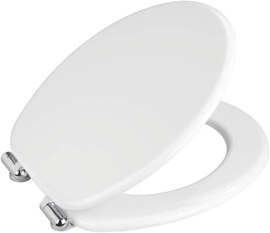 WENKO Urbino Toilet Seat with Fall Brake, White, 0 x 42.5 x 36 cm - Image 4