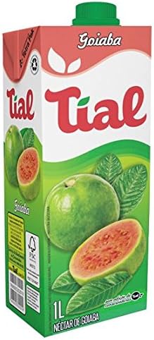 Tial - Nectar/Juice Guava - 33.81 FL OZ (PACK OF 04) | Néctar/Suco de Goiaba - 1Lt