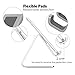 Cell Phone Stand, KAERSI K1 iPhone iPad Universal Stand Holder, Desk Dock Mount for iPhone 6 6s 7 Plus 4s 5c 5 5s Charging, Samsung Mobile Phone and Tablet Accessories iPhone Desktop Display - Silver