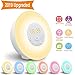 Alarm Clock,GLIME Wake up Light Alarm Clocks Sunrise Sunset Simulation USB Rechargeable Touch Control LED Digital Clock Night Light with FM Radio 6 Natural Sounds 7 Colors Bedside Lamps for Kid Adult