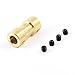 RC Airplane 3mm to 5mm Brass Motor Coupling Shaft Coupler Connector
