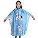 Hiliss Hair Color Caps Cute Child Salon Barber Gown Cape Hairdressing Hairdresser Hair Cutting Waterproof Cloth (Blue)