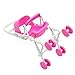 Stebcece New Assembly Pink Baby Stroller Trolley Nursery Furniture Toys For Barbie Doll