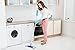 TUSKO PRODUCTS Best Nitrile Rubber Cleaning, Household, Dishwashing Gloves, Latex Free, Vinyl Free, Reusable not Disposable, Medium M (1 Pair)