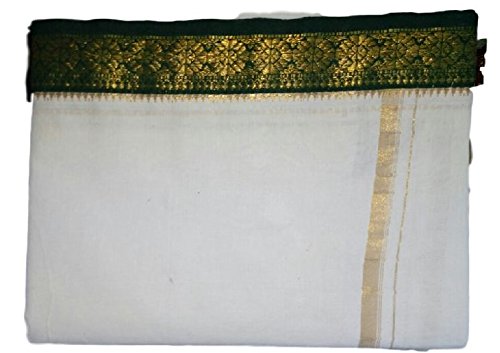 Men's Cotton Lungi(KB03_White_Freesize)