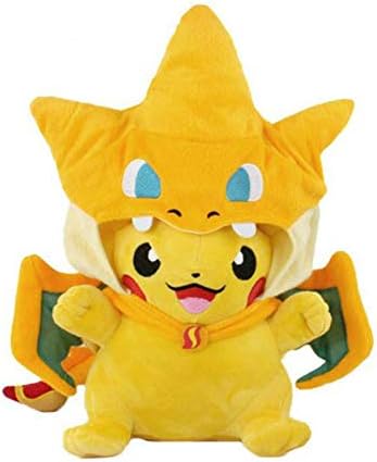 Amazon Co Jp Shdzkj リザード ピカチュウ キュート アニメ ぬいぐるみ おもちゃ ポケモン Go ピカチュウ スローピロー ホーム キッチン