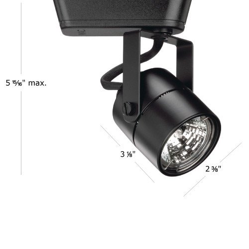 Domed Mesh Back Low Voltage Track Head Track Type: Juno Series, Wattage: 50 Watts, Finish: Black