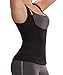 Gainkee Neoprene Sweat Waist Trainer Vest for Weight Loss Women Slimming Shirt Body Shaper with Sauna Suit Effect (Large)