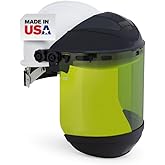 Sellstrom 312 Arc Flash-Rated Face Shield Mask and Hard Hat - ANSI Z87.1 | Protective High Impact Mask &amp; Hard Hat for Work, Machinery, Welding, Cutting, Grinding - Meets NFPA 70E &amp; ASTM 52178