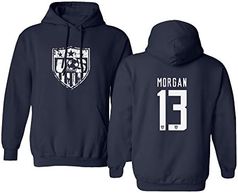 TURXIN New Soccer Shirt America USA National Team #13 Morgan Hooded Sweatshirt