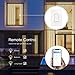 MOES 3-Way Smart Switch Neutral Wire Needed, 2.4GHz Wi-Fi Light Switch Works with Smart Life/Tuya APP, Alexa and Google Home, No Hub Required, White(2 Pack)