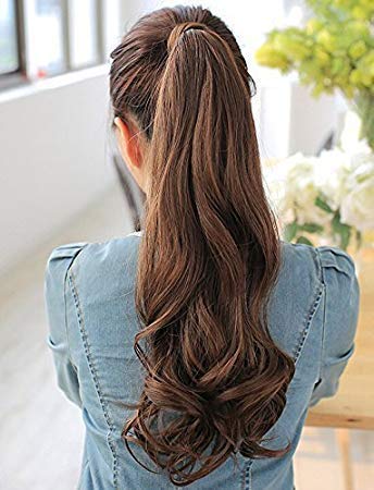 Leysin Stylish Curly Ponytail Hair Extension For Wedding Party And