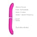 14 Inch Muti Speed Duble Big Rechargeable Dual Motors Waterproof Silicone Messager with USB Cable Rechargeable Model Support Android Laptop Pink m1