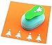CADY Crafts Punch 2.5 cm Paper Punches Paper Punch Flower (Christmas Tree)