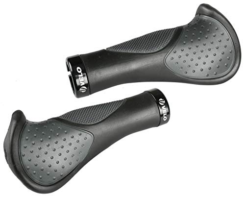 VELO CyclingDeal Ergonomic Anatomic Handlebar Grips Triple Density Bar-end Extensions Soft Anti Slip Absorb Shock CNC G2 Lock - Thumbnail 6